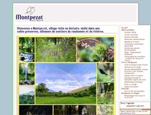 Tablet Screenshot of montpezat-sous-bauzon.fr
